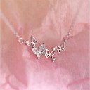 Dames vlinder ketting G573 2