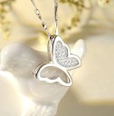 Dames vlinder ketting G582 2