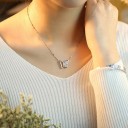 Dames vlinder ketting G582 4