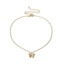 Dames vlinder ketting G713 2