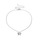 Dames vlinder ketting G713 3