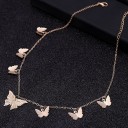 Dames vlinder ketting G723 2