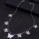 Dames vlinder ketting G723 3