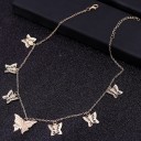 Dames vlinder ketting G723 4