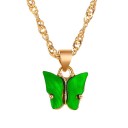 Dames vlinder ketting G732 3