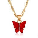 Dames vlinder ketting G732 1