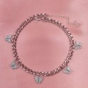 Dames vlinder ketting G745 12