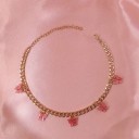 Dames vlinder ketting G745 13