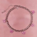 Dames vlinder ketting G745 16
