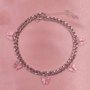 Dames vlinder ketting G745 17