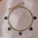 Dames vlinder ketting G745 21