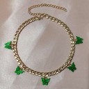 Dames vlinder ketting G745 23