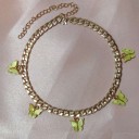 Dames vlinder ketting G745 24