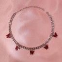 Dames vlinder ketting G745 5