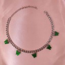 Dames vlinder ketting G745 10