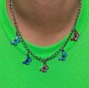 Dames vlinder ketting G760 1