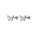 Dames vlinder oorbellen G217 1