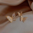 Dames vlinder oorbellen H785 5