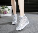 Dames wedge sneakers met veter J1094 9