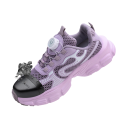 Dames werkschoenen met draaibare sluiting ademend bovenwerk stof rubber microvezel leer voor dagelijks werk en lopen 5
