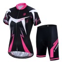 Dames wielershirt met korte broek P3772 4