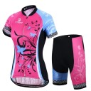 Dames wielershirt met korte broek P3772 3