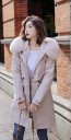 Dames winterjas met bont P1658 8