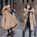 Dames winterjas met bont P1658 1