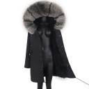 Dames winterjas met bont P1729 18