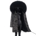 Dames winterjas met bont P1729 10