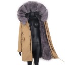 Dames winterjas met bont P1729 15