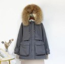 Dames winterjas met bont P1800 3