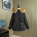 Dames winterjas met bont P1800 1