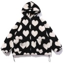 Dames winterjas met hartjes F1047 6