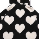 Dames winterjas met hartjes F1047 3