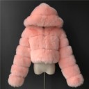 Dames winterjas van imitatiebont P1481 6