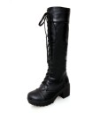 Dames winterlaarzen met veters J1199 10
