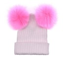 Dames wintermuts met pompons 7
