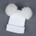 Dames wintermuts met pompons 8
