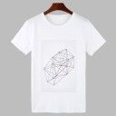 Dames wit T-shirt met opdruk B193 4