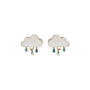 Dames wolken oorbellen 1