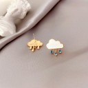 Dames wolken oorbellen 3