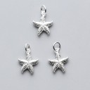 Dames zeester hanger D834 2