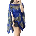 Dames zomer poncho P357 5