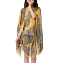 Dames zomer poncho P357 10
