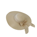 Dames zomer strooien hoed 57–58 cm Brede rand Stroh polyester Met strik Lichtgewicht strandhoed tegen de zon Elegante accessoire 2