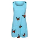 Dames zomerjurk met vlinders 4