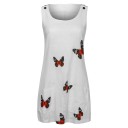 Dames zomerjurk met vlinders 3