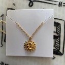 Dames zon en maan ketting D184 4