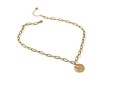 Dames zon en maan ketting D257 2